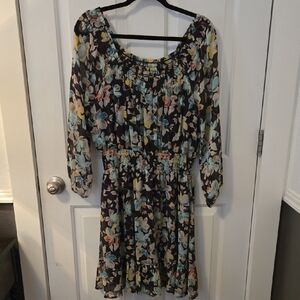 American Rag Multicolor Floral Long Sleeve Dress